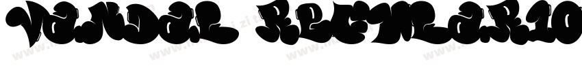 VANDAL Regular1000字体转换